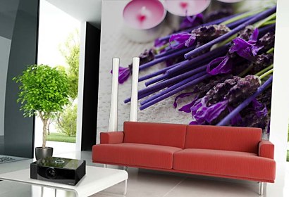 na mieru fototapeta fialová - feng shui