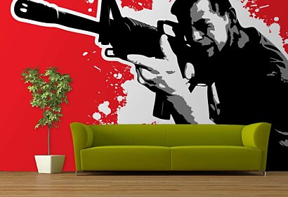sniper - latexové tapety
