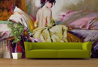 fototapeta art woman