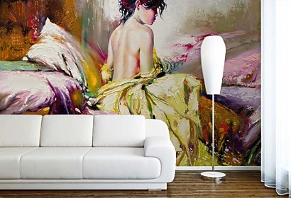 fototapety art woman