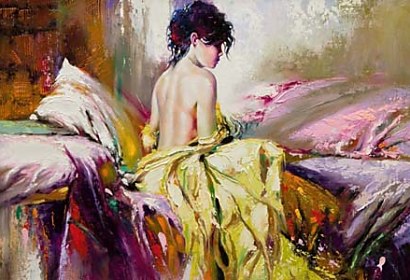 fototapety na skrine - woman art