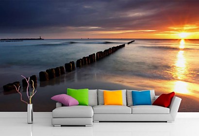 Interiér s fototapetou Sea Sunset
