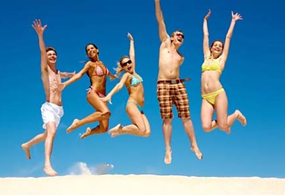 samolepiaca fototapeta na nábytok - jump