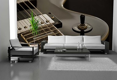 veľkoplošná tapeta - elektircká gitara