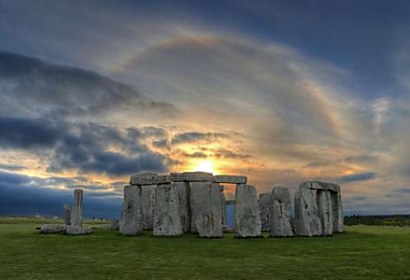 Fototapeta - Západ slnka nad Stonehenge 18554