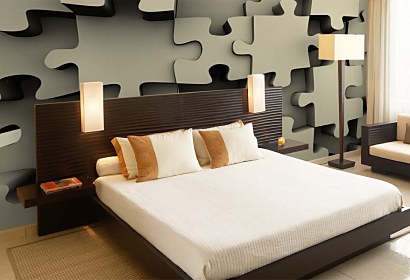 fototapety do spálne 3d puzzle