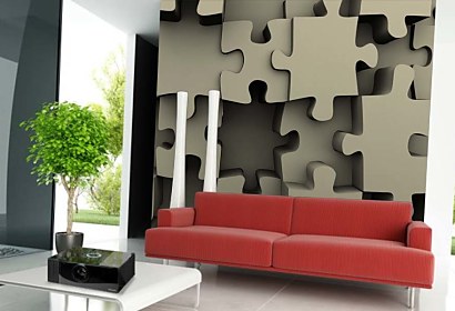 vliesová fototapeta puzzle