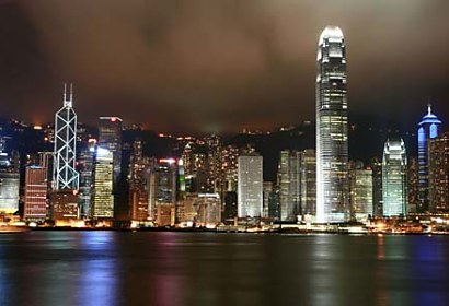 samolepiaca tapeta - hong kong skyline