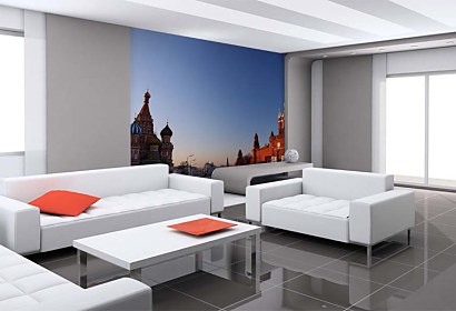 Pohľad na Moskvu - Fototapeta na mieru