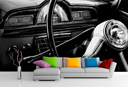 vinylová fototapeta car interior