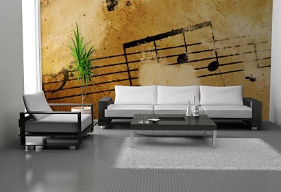 veľkoplošné fototapety - music notes