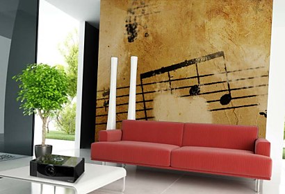 tapety do obývačky - music notes
