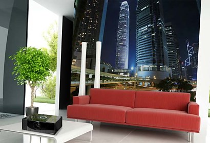 Architektúra HongKongu na fototapete