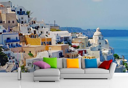 Santorini Greece - Vinylové tapety