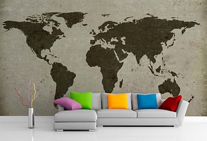fototapety - map of the world