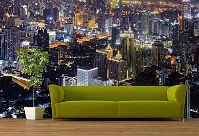 Fototapeta z fotografie Skyline Bangkok