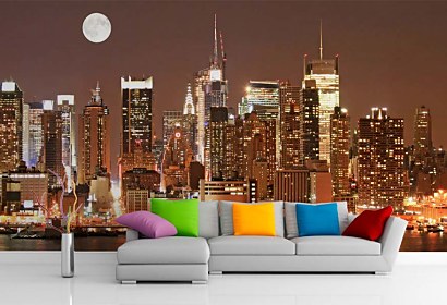 Manhattan night - Fototapety na mieru