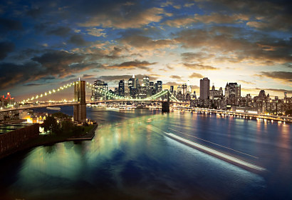 Fototapeta New York at night 18602