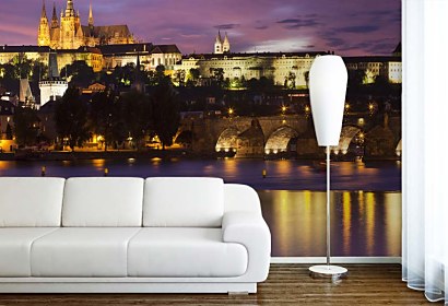 karlov most na fototapete
