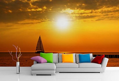 Fototapety Západ slnka - Sunset landscape 10127