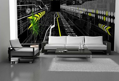 vinylová fototapeta 3d lights