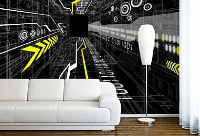 veľkoformátová 3d fototapeta Lights