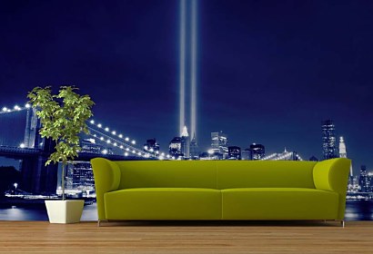 fototapeta - brooklyn bridge night