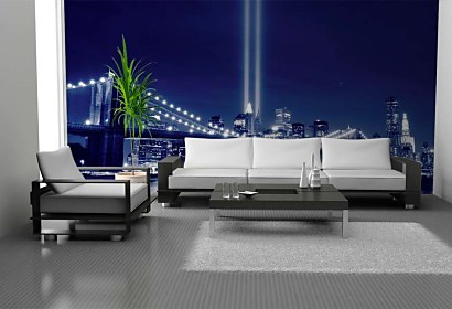 Fototapeta brooklyn bridge at night 359
