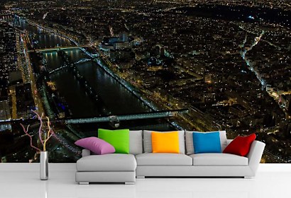 Fototapety na mieru Nočný Paríž