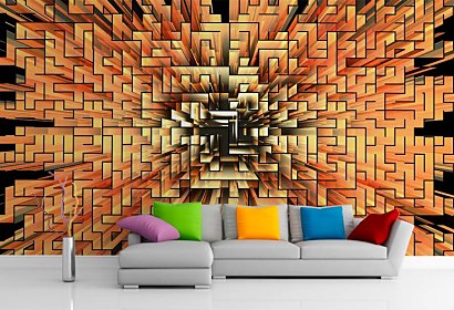 Fototapeta 3D bludisko 4476