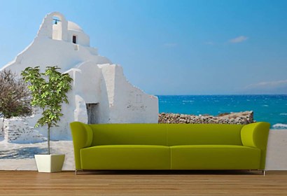 Fototapeta White architecture of Oia village Santorini 24231