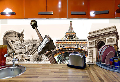 Vintage Paris - Fototapeta panoráma 24218