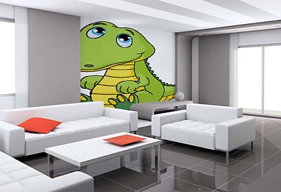 Fototapeta Krokodíl kreslený 5101
