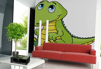 Fototapeta Krokodíl kreslený 5101