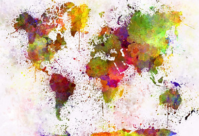 Fototapeta Farebná mapa 86056621
