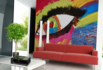Fototapeta Abstract eye background 24099