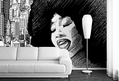 Fototapeta Jazz singer 24345
