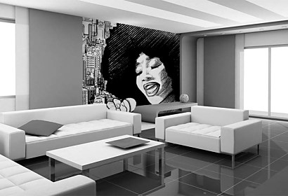 Fototapeta Jazz singer 24345