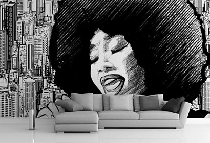 Fototapeta Jazz singer 24345