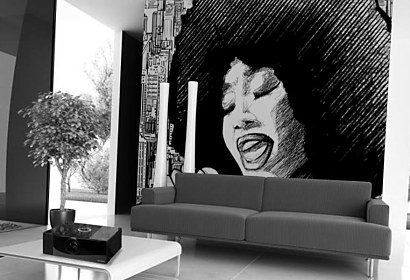 Fototapeta Jazz singer 24345