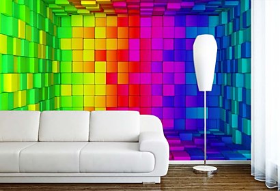 Fototapeta Farebný 3d priestor 24761