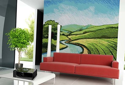 Fototapeta Maľovaná krajina 24883