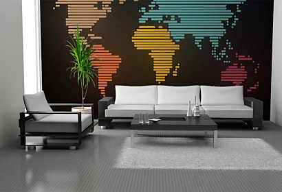 Fototapeta Map Lines 24824