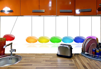 Newton Cradle Colour balls - Fototapeta 24163