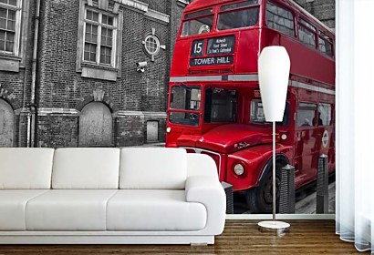 Fototapeta Red Bus London 24711