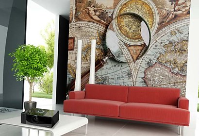 Fototapeta Vintage Mapa sveta 24740