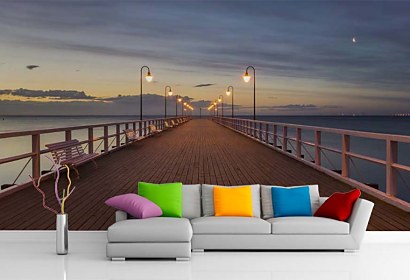 Fototapeta Wooden Pier by the sea 24846