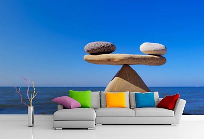 Fototapeta Zen Stones and Sea 24097