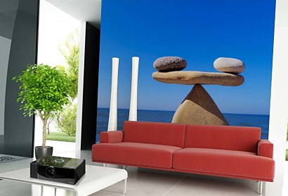 Fototapeta Zen Stones and Sea 24097
