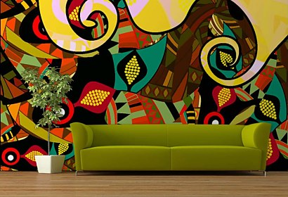 Fototapety Farebné - Art shapes 4469